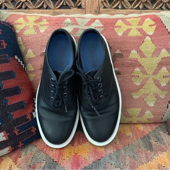 Camper Leather Lace-Up Sneakers - Picture 2 of 9